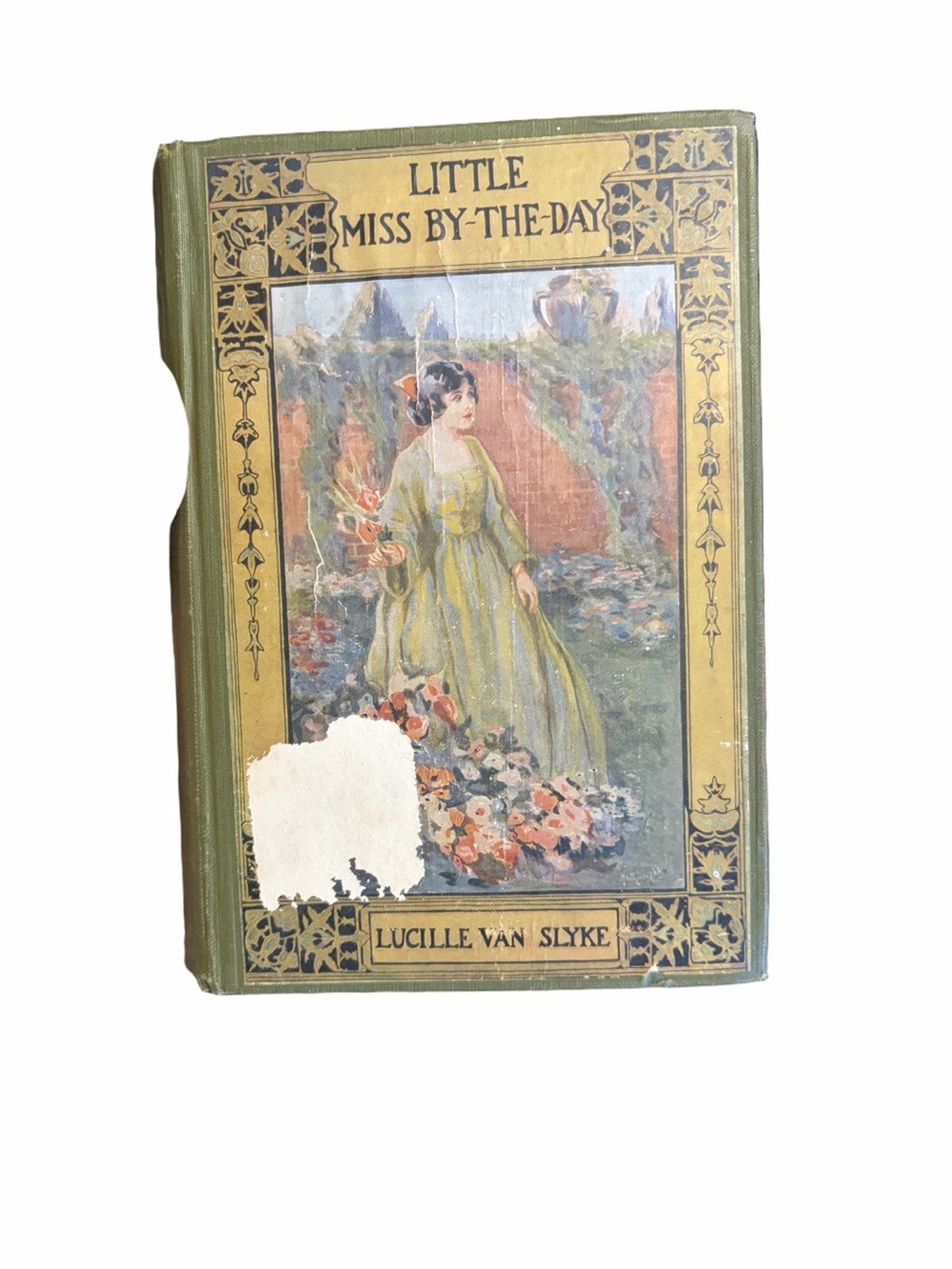 Little Miss By-The-Day Illustrated Hardcover — Olive & Yellow Cover